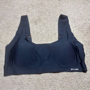 Express Black Seamless Bralette Womens Size XL